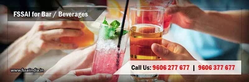 FSSAI registration for Bar Beverages
