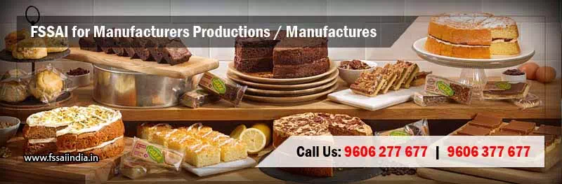 FSSAI registration for Cake Manufacturers Productions