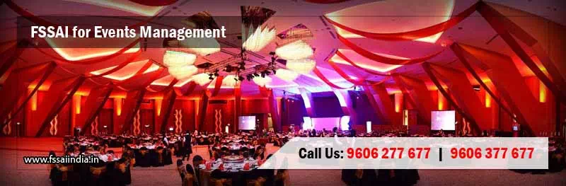 FSSAI registration for Events Management