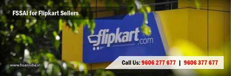 FSSAI registration for Flipkart Sellers