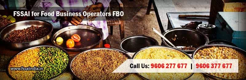 FSSAI registration for Food Business Operators Fbo