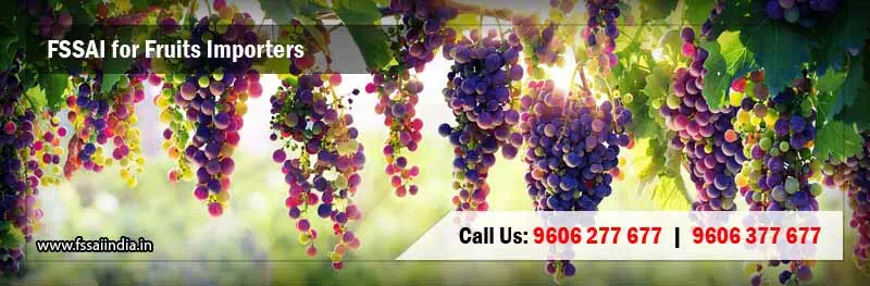 FSSAI registration for Fruits Importers