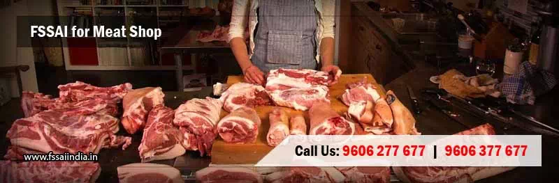 FSSAI registration for Meat Shop