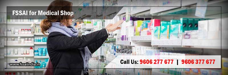FSSAI registration for Medical Shop